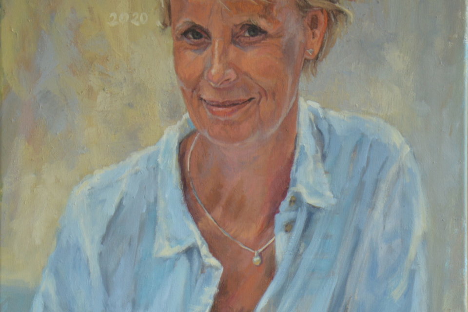 Portret met parel - Schilderij voor de Nederlandse Portretprijs