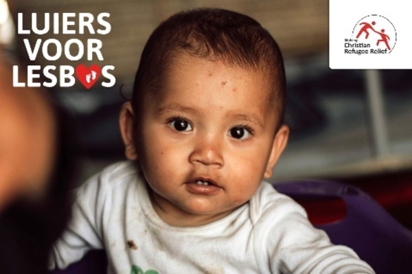 Inzamelpunt in Boornzwaag voor de landelijke actie Luiers voor Lesbos